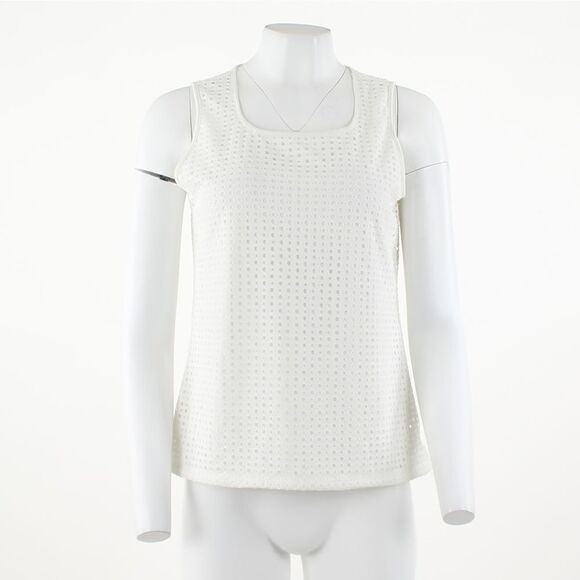 Kasper Rounded Square Neck Tank with Lining - Picture 1 of 5